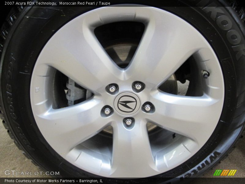 Moroccan Red Pearl / Taupe 2007 Acura RDX Technology