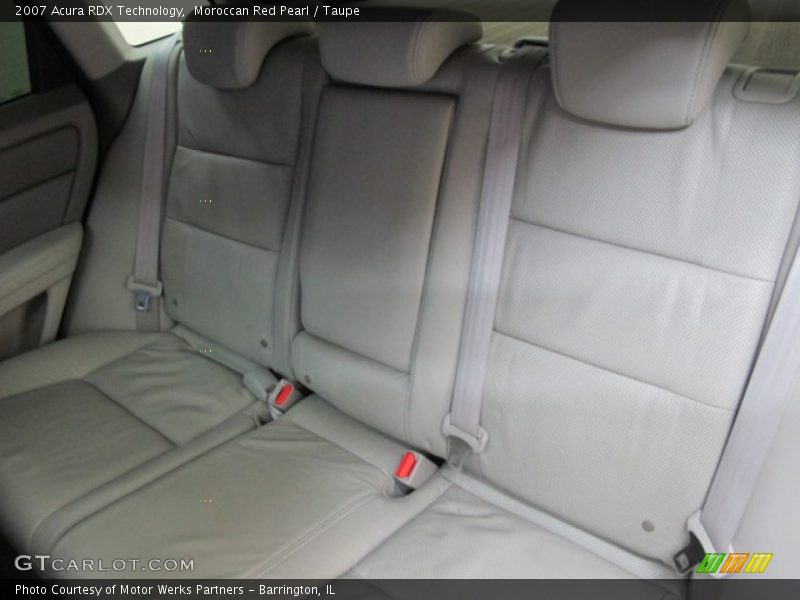 Moroccan Red Pearl / Taupe 2007 Acura RDX Technology