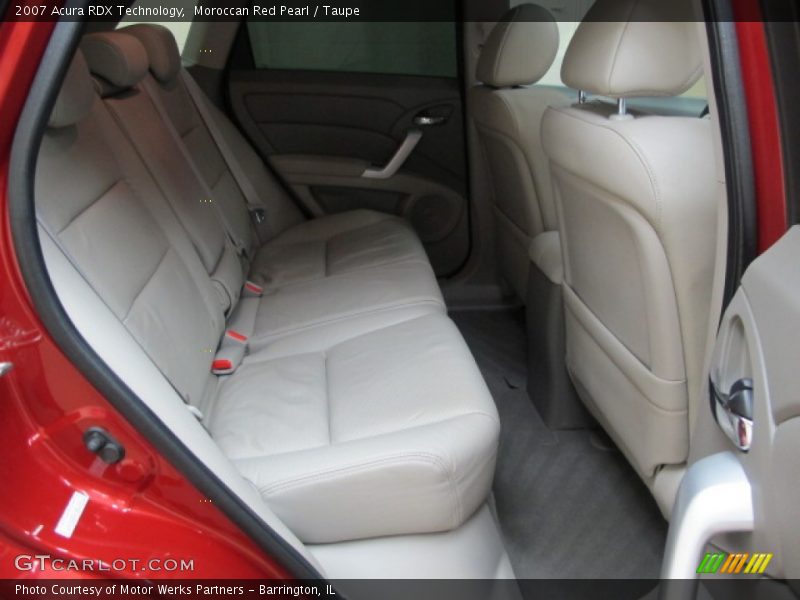 Moroccan Red Pearl / Taupe 2007 Acura RDX Technology