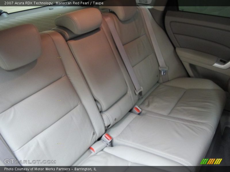 Moroccan Red Pearl / Taupe 2007 Acura RDX Technology