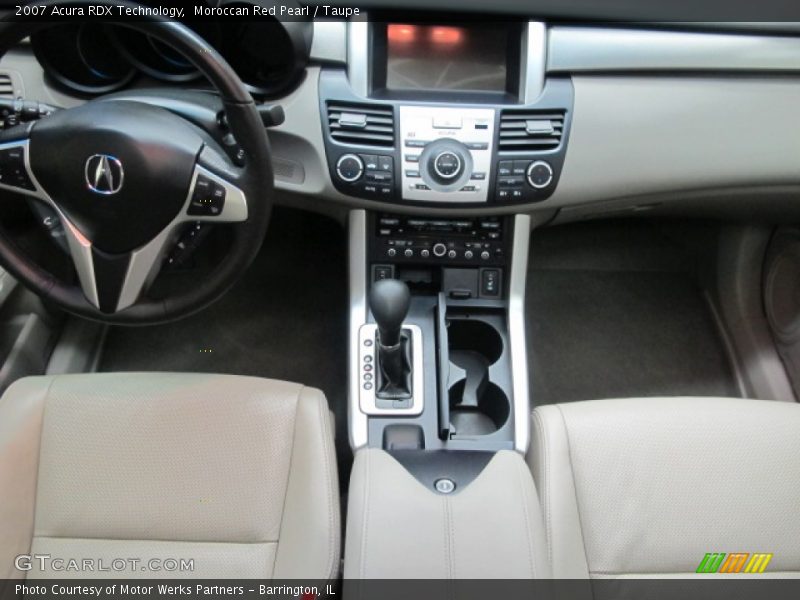 Moroccan Red Pearl / Taupe 2007 Acura RDX Technology