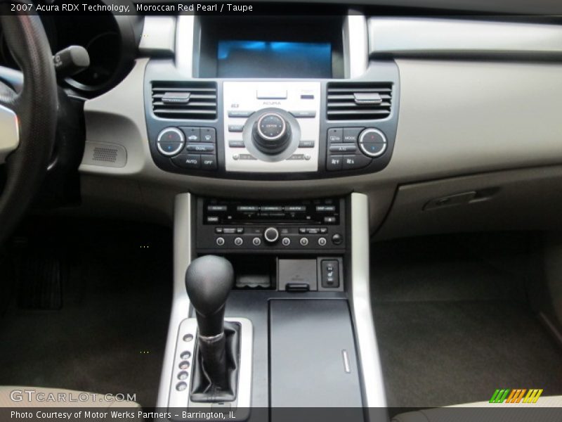 Moroccan Red Pearl / Taupe 2007 Acura RDX Technology
