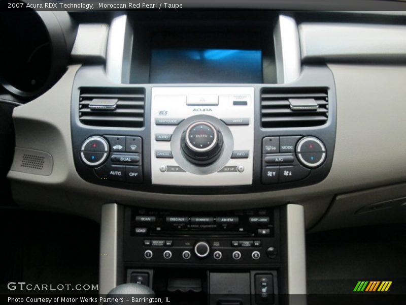 Moroccan Red Pearl / Taupe 2007 Acura RDX Technology