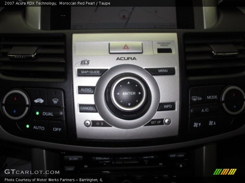 Moroccan Red Pearl / Taupe 2007 Acura RDX Technology
