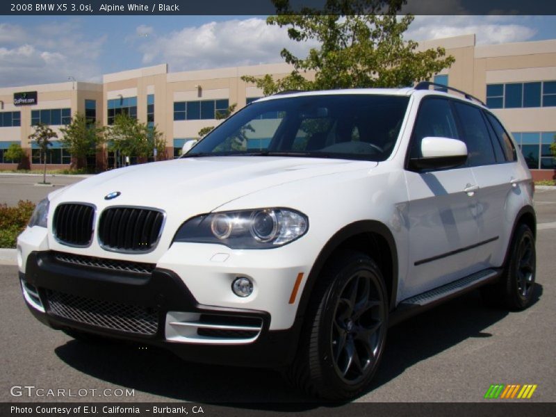 Alpine White / Black 2008 BMW X5 3.0si