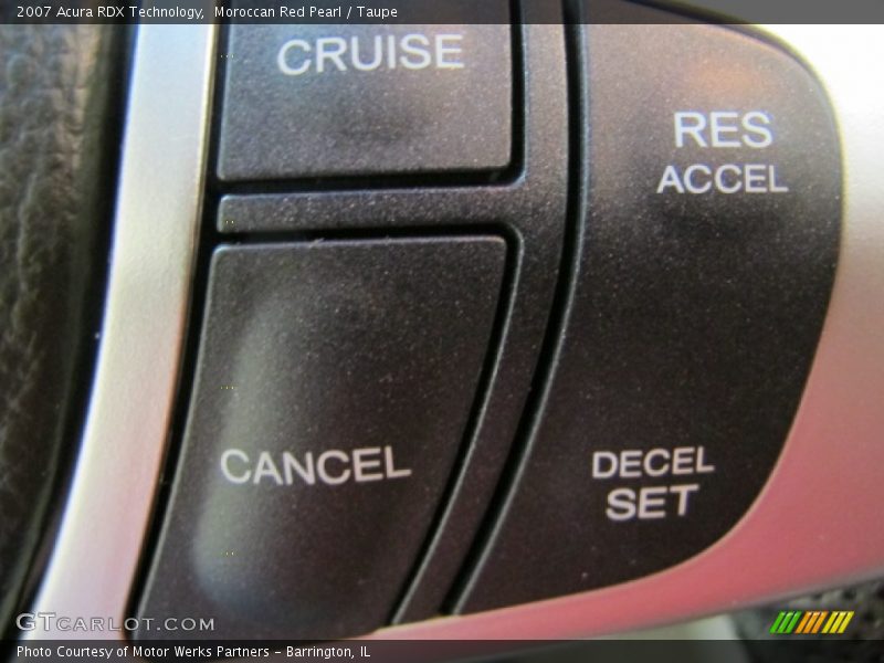 Moroccan Red Pearl / Taupe 2007 Acura RDX Technology