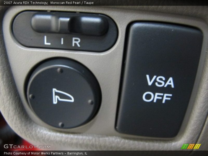 Moroccan Red Pearl / Taupe 2007 Acura RDX Technology