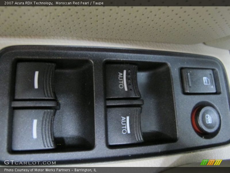 Moroccan Red Pearl / Taupe 2007 Acura RDX Technology