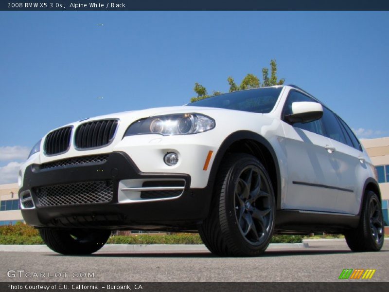 Alpine White / Black 2008 BMW X5 3.0si