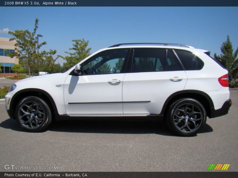 Alpine White / Black 2008 BMW X5 3.0si