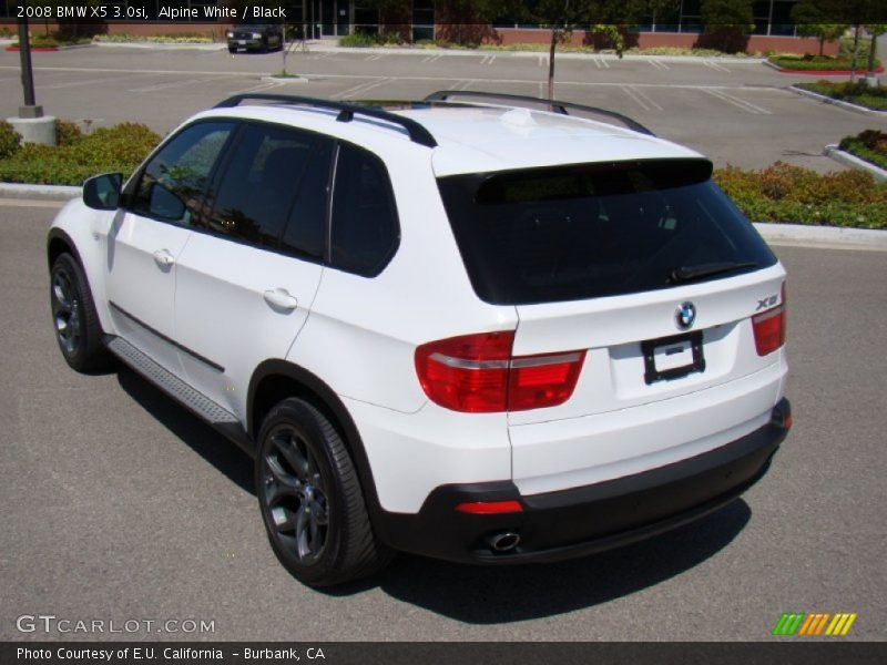 Alpine White / Black 2008 BMW X5 3.0si