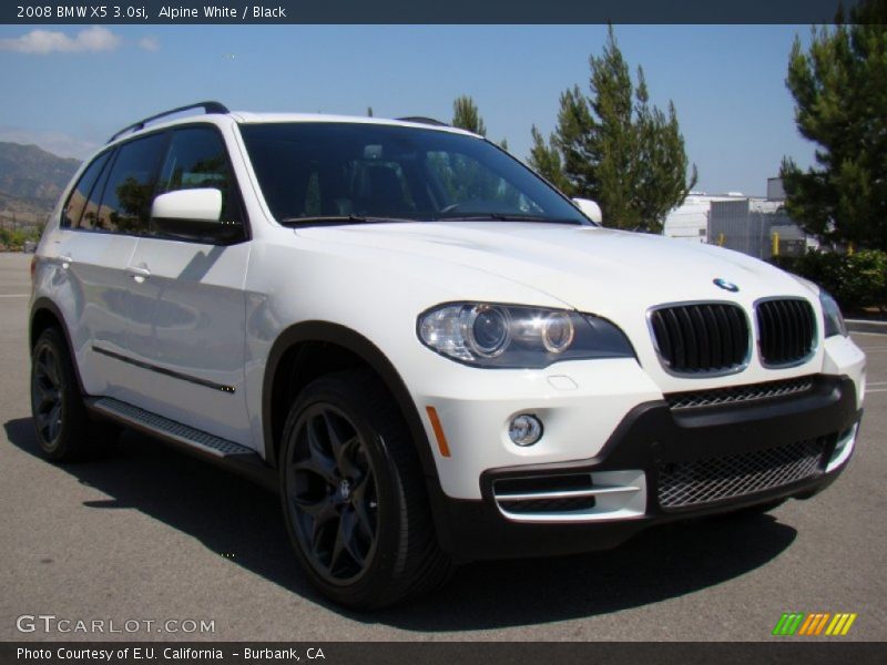 Alpine White / Black 2008 BMW X5 3.0si
