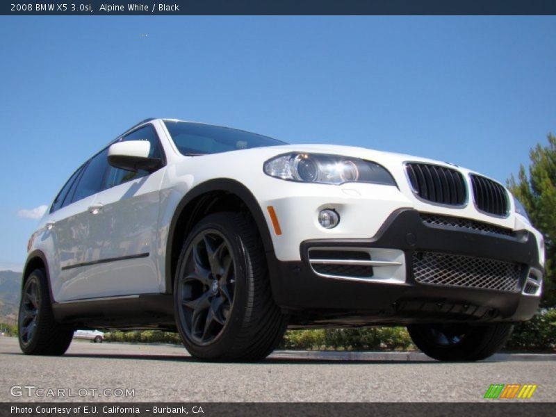 Alpine White / Black 2008 BMW X5 3.0si