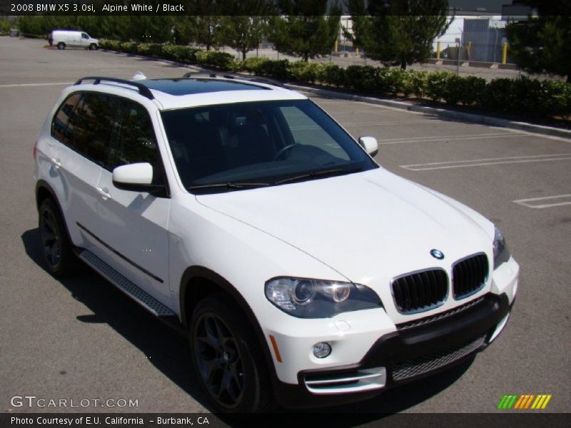 Alpine White / Black 2008 BMW X5 3.0si