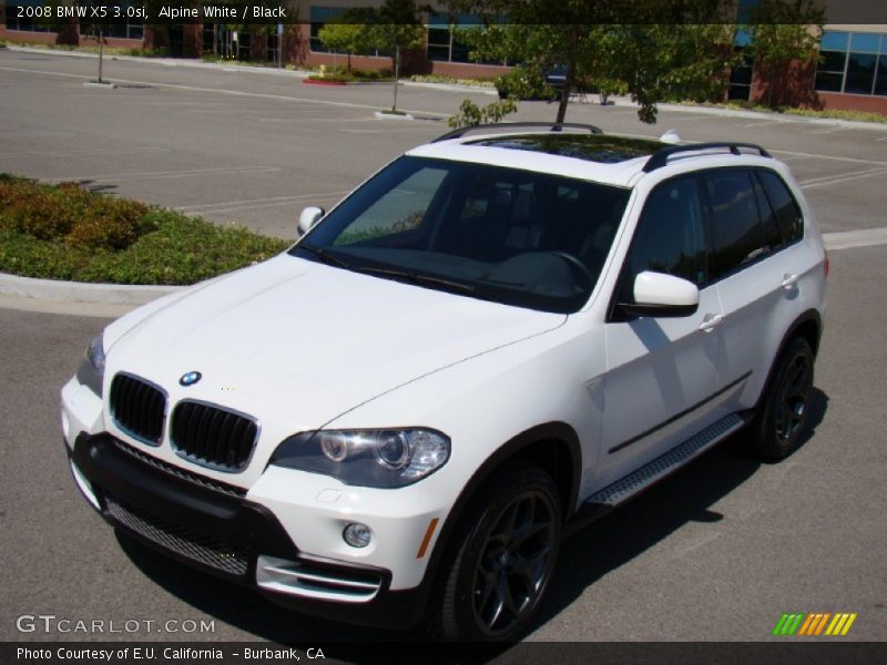 Alpine White / Black 2008 BMW X5 3.0si