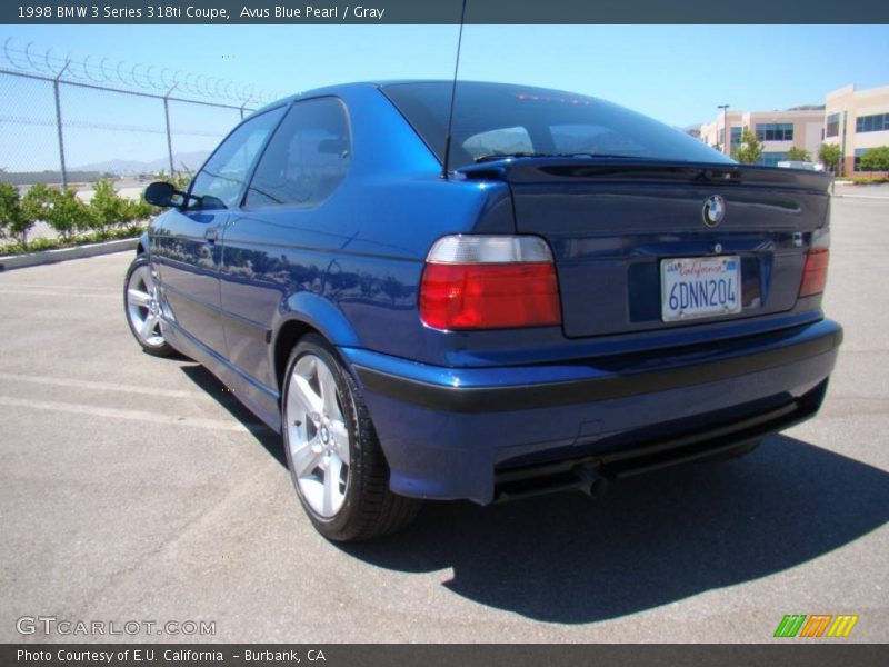 Avus Blue Pearl / Gray 1998 BMW 3 Series 318ti Coupe