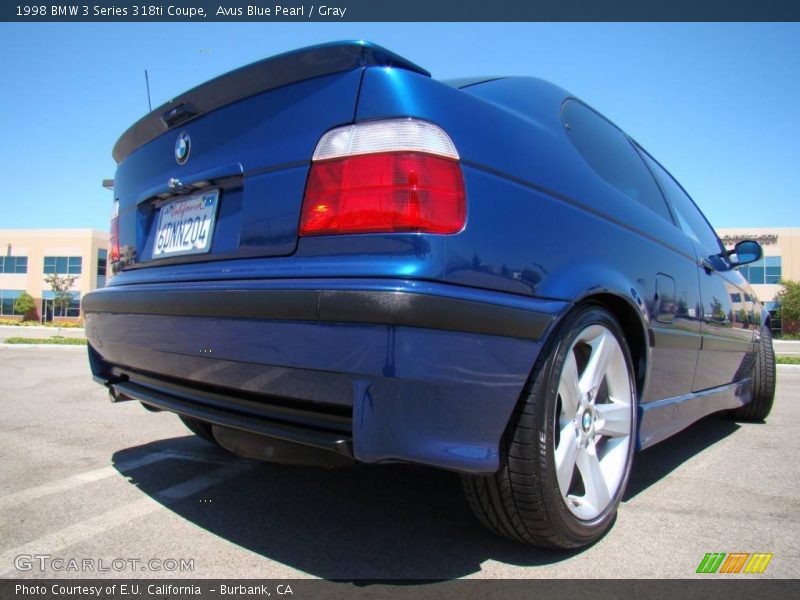 Avus Blue Pearl / Gray 1998 BMW 3 Series 318ti Coupe