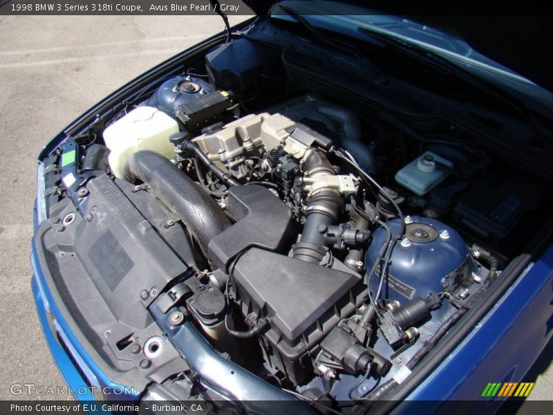 Avus Blue Pearl / Gray 1998 BMW 3 Series 318ti Coupe