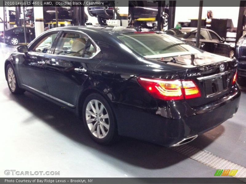 Obsidian Black / Cashmere 2010 Lexus LS 460 L AWD