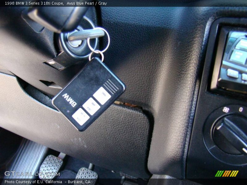 Avus Blue Pearl / Gray 1998 BMW 3 Series 318ti Coupe