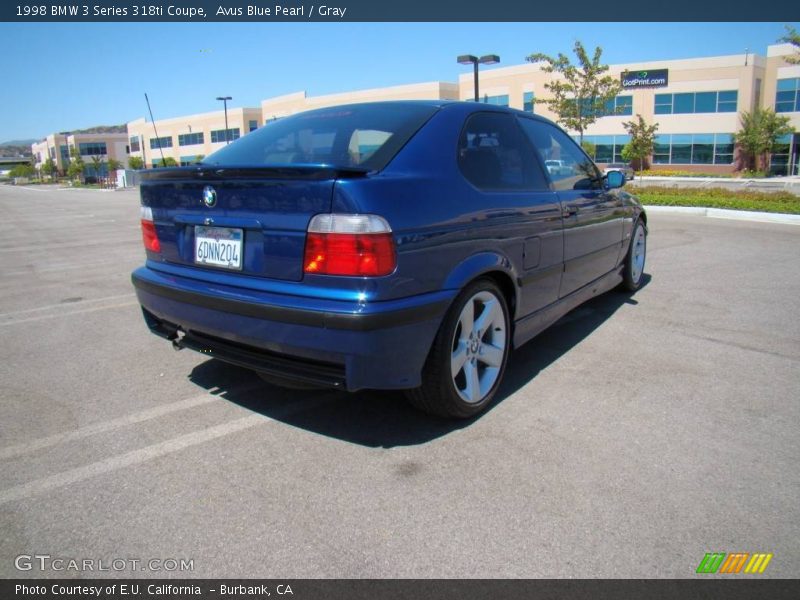 Avus Blue Pearl / Gray 1998 BMW 3 Series 318ti Coupe