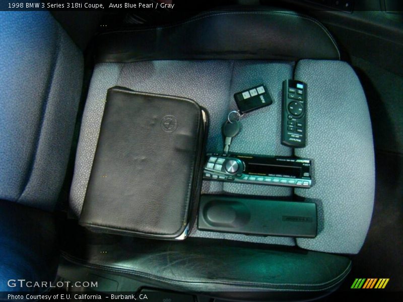 Avus Blue Pearl / Gray 1998 BMW 3 Series 318ti Coupe