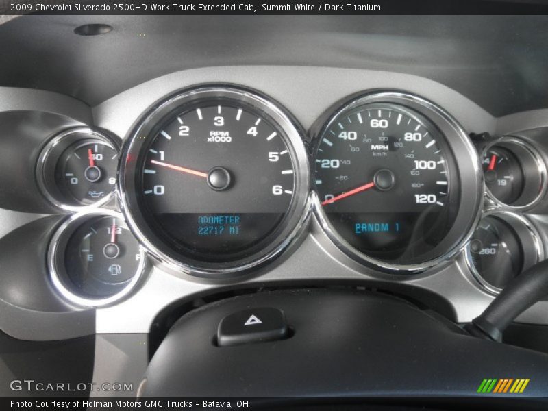 Summit White / Dark Titanium 2009 Chevrolet Silverado 2500HD Work Truck Extended Cab