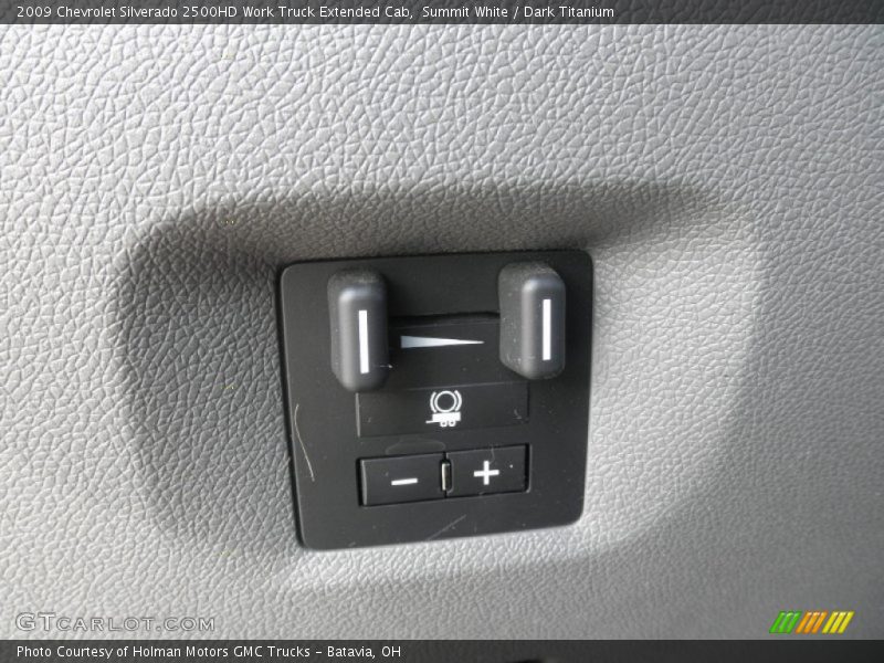 Summit White / Dark Titanium 2009 Chevrolet Silverado 2500HD Work Truck Extended Cab