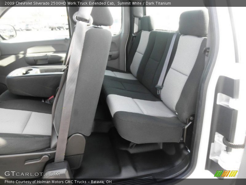 Summit White / Dark Titanium 2009 Chevrolet Silverado 2500HD Work Truck Extended Cab