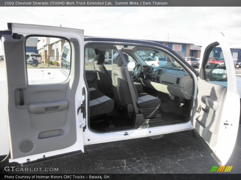 Summit White / Dark Titanium 2009 Chevrolet Silverado 2500HD Work Truck Extended Cab