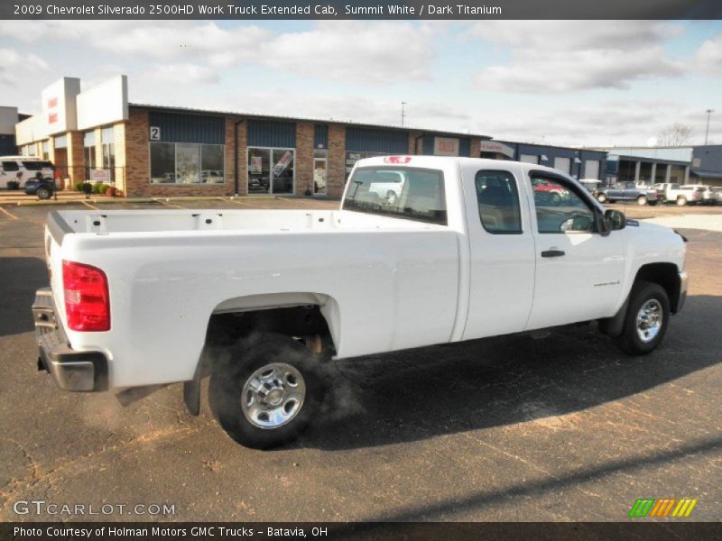 Summit White / Dark Titanium 2009 Chevrolet Silverado 2500HD Work Truck Extended Cab