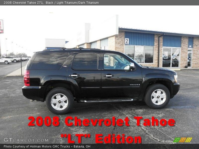Black / Light Titanium/Dark Titanium 2008 Chevrolet Tahoe Z71