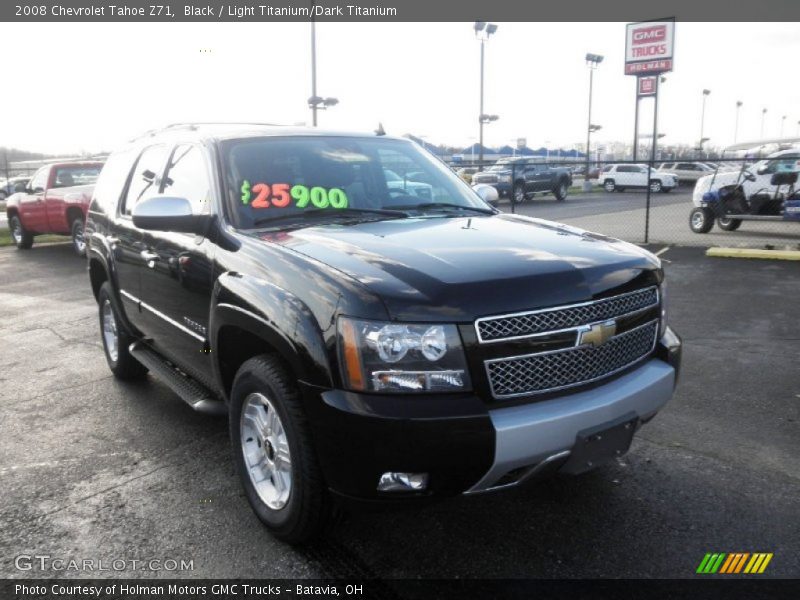 Black / Light Titanium/Dark Titanium 2008 Chevrolet Tahoe Z71