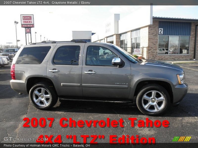 Graystone Metallic / Ebony 2007 Chevrolet Tahoe LTZ 4x4