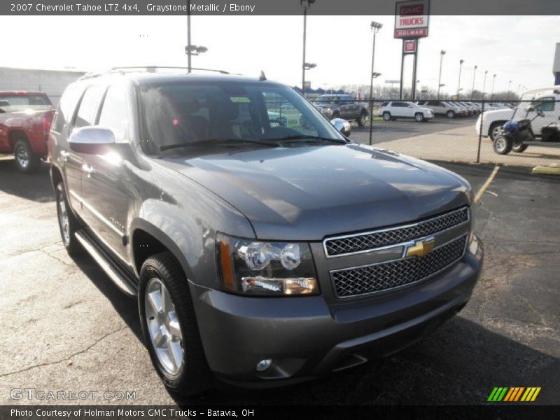 Graystone Metallic / Ebony 2007 Chevrolet Tahoe LTZ 4x4