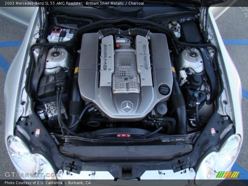 2003 SL 55 AMG Roadster Engine - 5.4 Liter AMG Supercharged SOHC 24-Valve V8