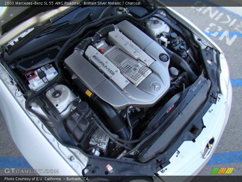  2003 SL 55 AMG Roadster Engine - 5.4 Liter AMG Supercharged SOHC 24-Valve V8