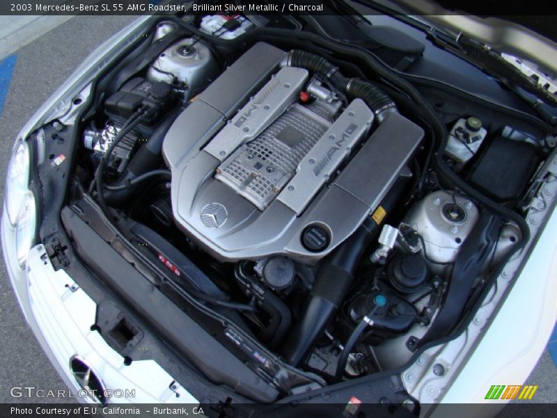 The AMG Supercharged 5.4 Liter V8 - 2003 Mercedes-Benz SL 55 AMG Roadster