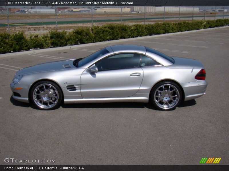  2003 SL 55 AMG Roadster Brilliant Silver Metallic