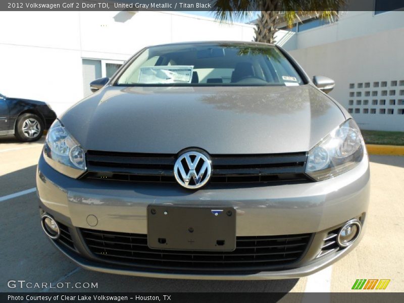 United Gray Metallic / Titan Black 2012 Volkswagen Golf 2 Door TDI