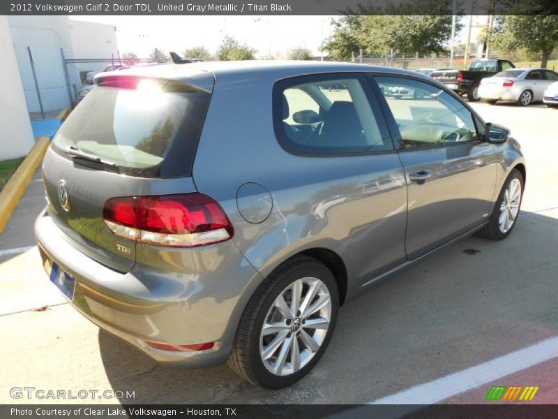 United Gray Metallic / Titan Black 2012 Volkswagen Golf 2 Door TDI