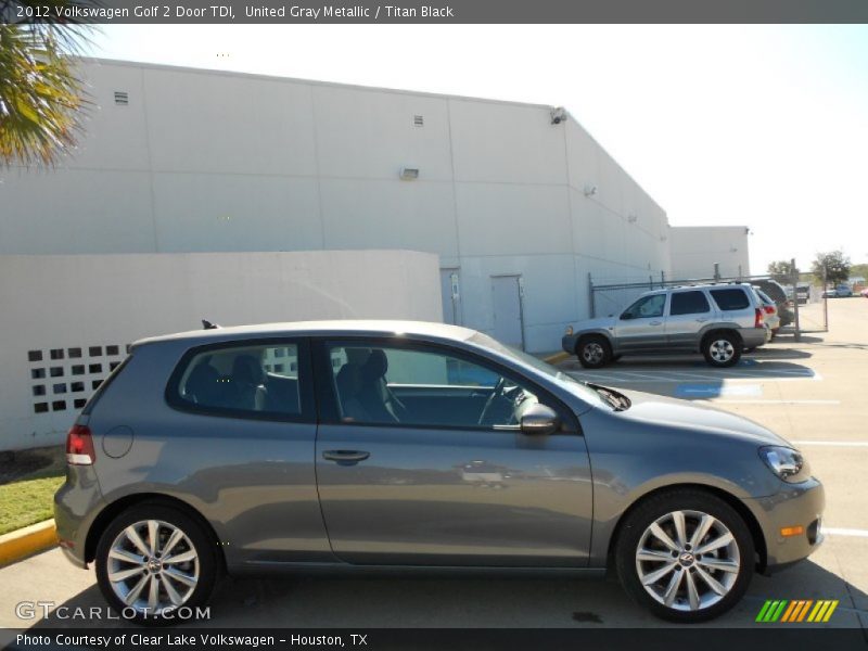 United Gray Metallic / Titan Black 2012 Volkswagen Golf 2 Door TDI