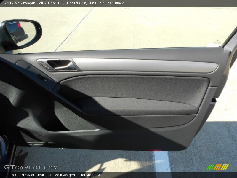 United Gray Metallic / Titan Black 2012 Volkswagen Golf 2 Door TDI