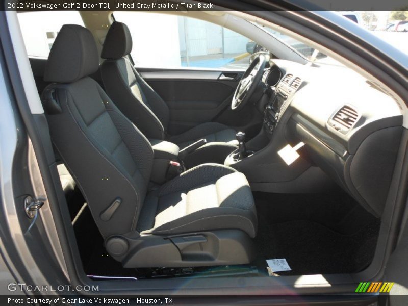 United Gray Metallic / Titan Black 2012 Volkswagen Golf 2 Door TDI