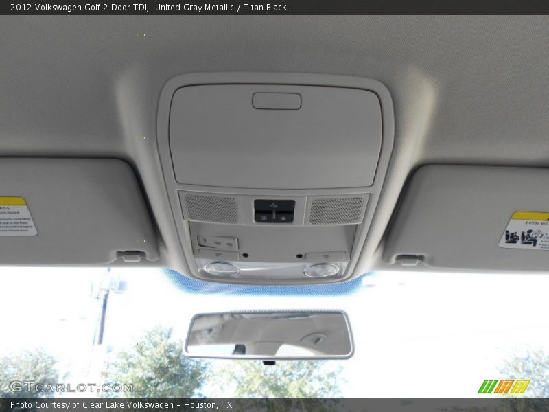 United Gray Metallic / Titan Black 2012 Volkswagen Golf 2 Door TDI
