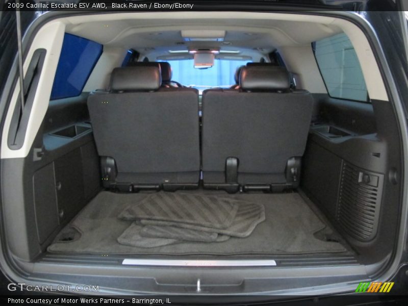 Black Raven / Ebony/Ebony 2009 Cadillac Escalade ESV AWD