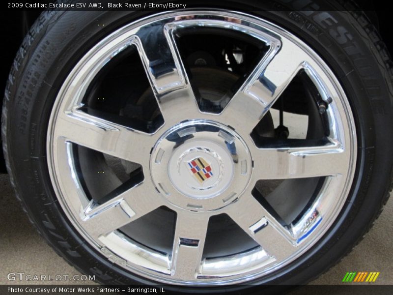 Black Raven / Ebony/Ebony 2009 Cadillac Escalade ESV AWD