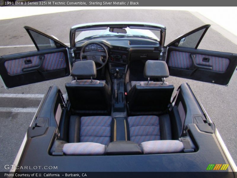  1991 3 Series 325i M Technic Convertible Black Interior