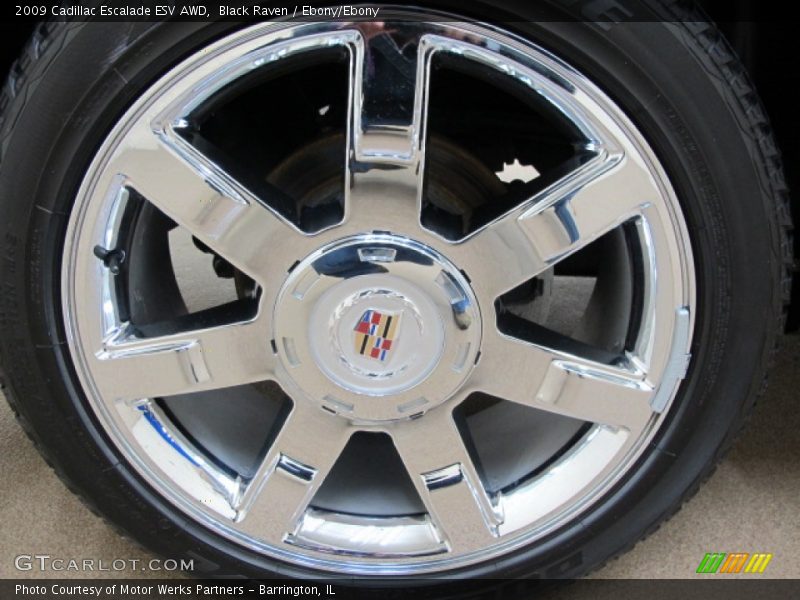 Black Raven / Ebony/Ebony 2009 Cadillac Escalade ESV AWD