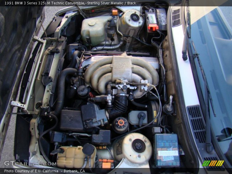  1991 3 Series 325i M Technic Convertible Engine - 2.5 Liter SOHC 12-Valve Inline 6 Cylinder